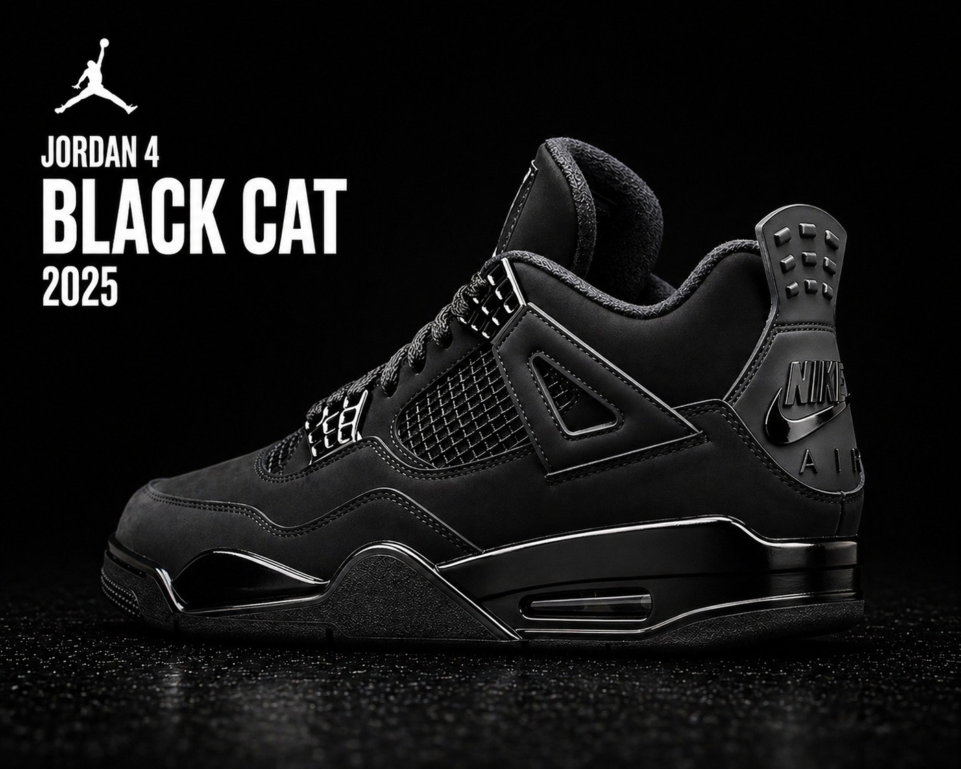 Jordan 4 Black Cat 2025