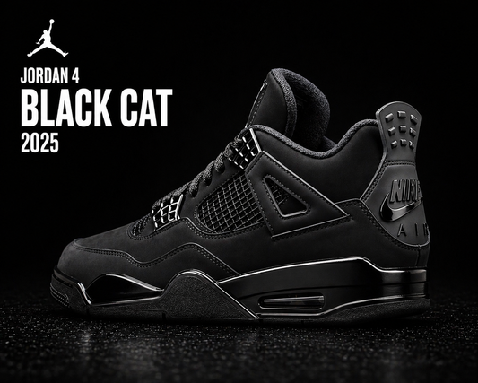 Jordan 4 Black Cat 2025