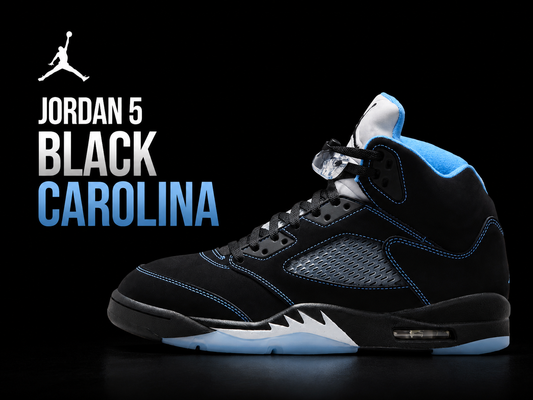 Jordan 5 Black Carolina