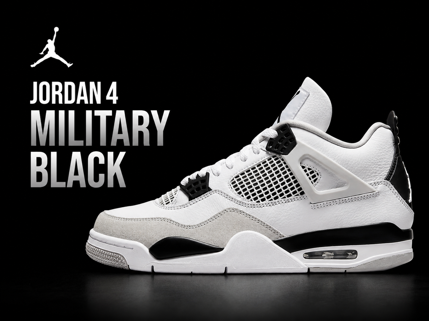 Jordan 4 Military Black